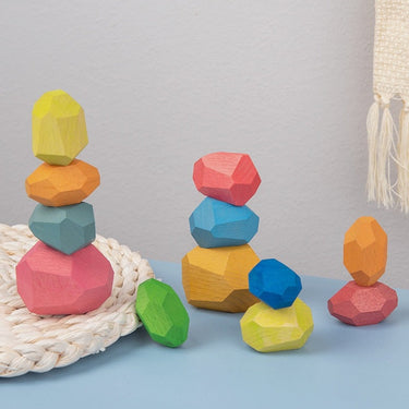 EcoToys Rainbow Rockers | Juego Creativo y Equilibrio - Juguete Educativo
